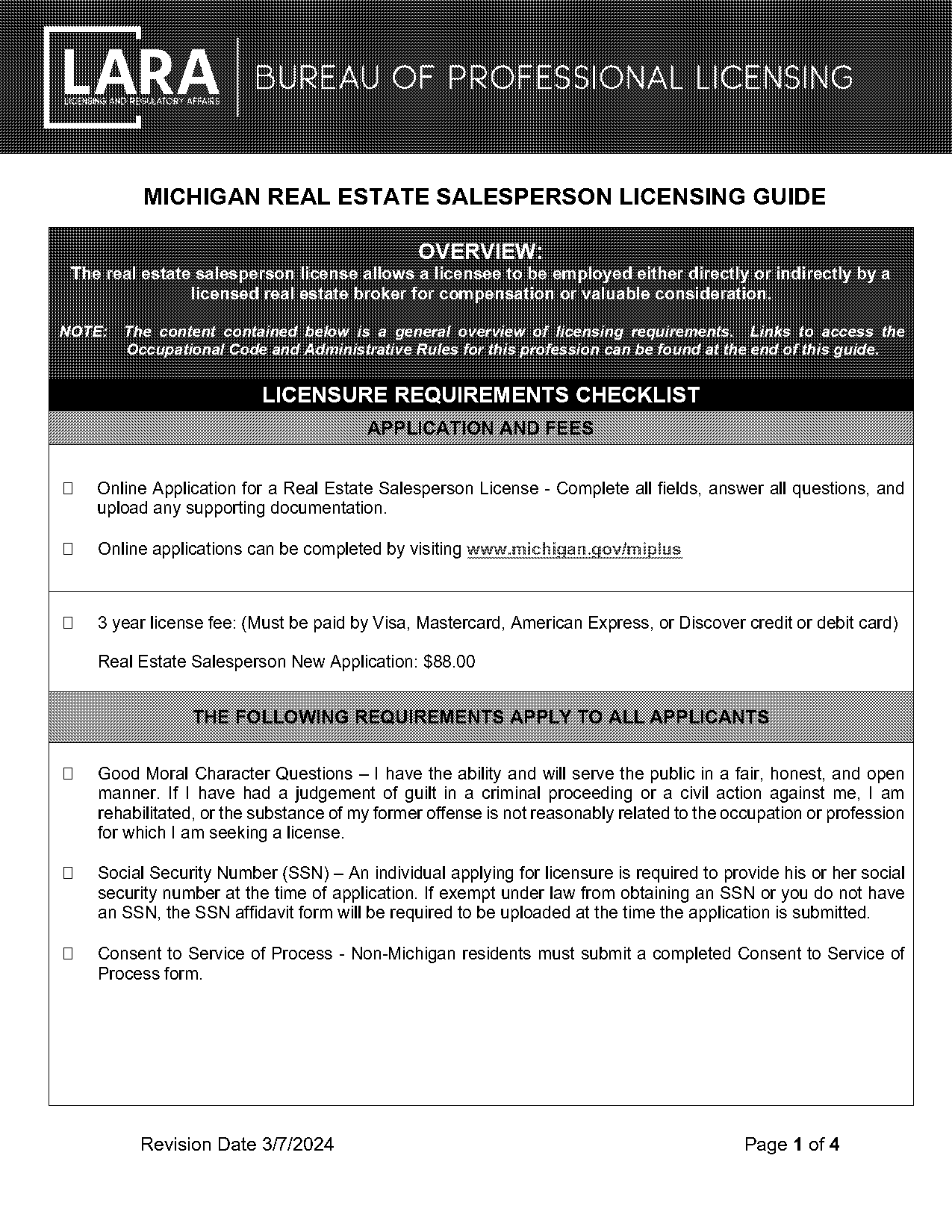 renewal of real estate salesperson license