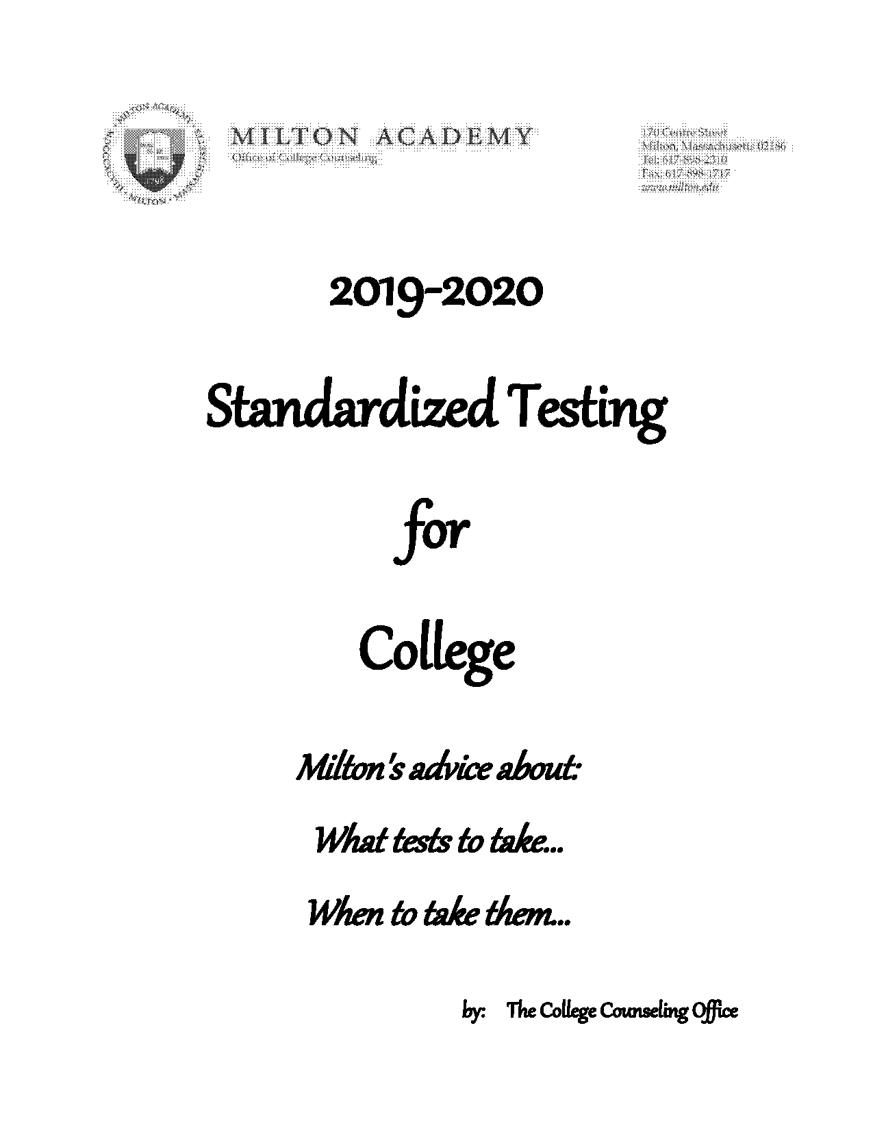 are you required to send subject test scores