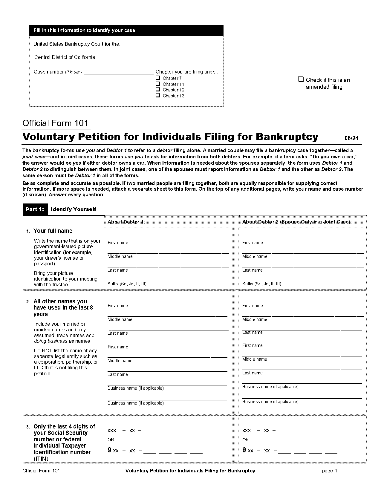 form to waiver credit couseling