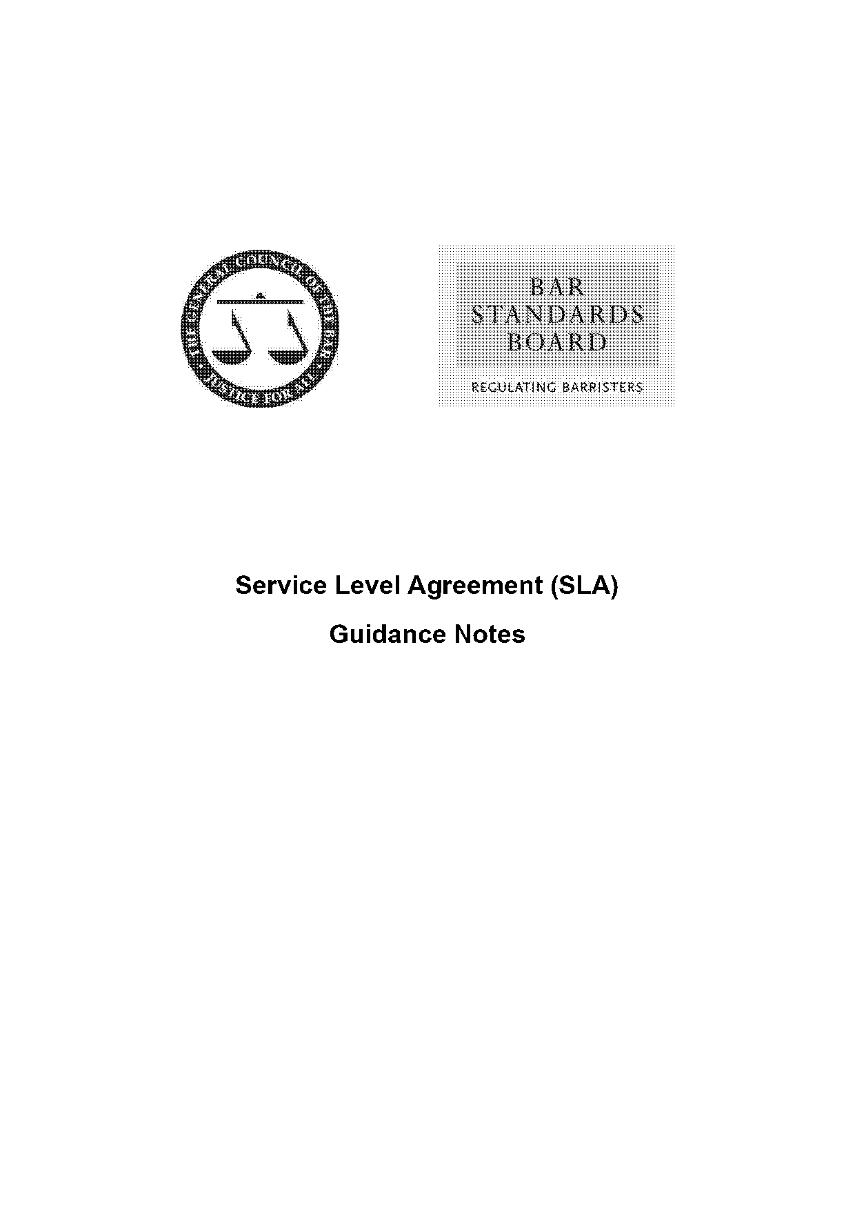 internal service level agreement template uk