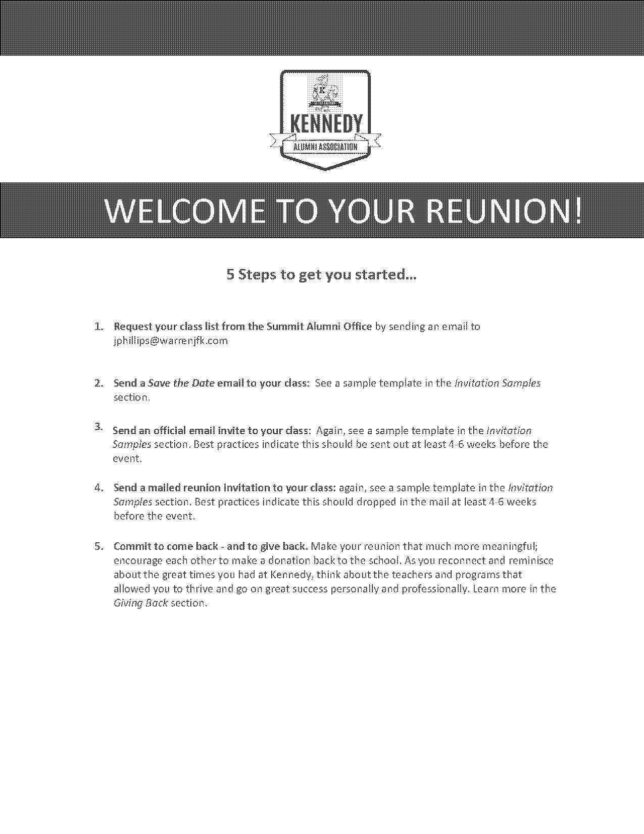 class reunion invitation template