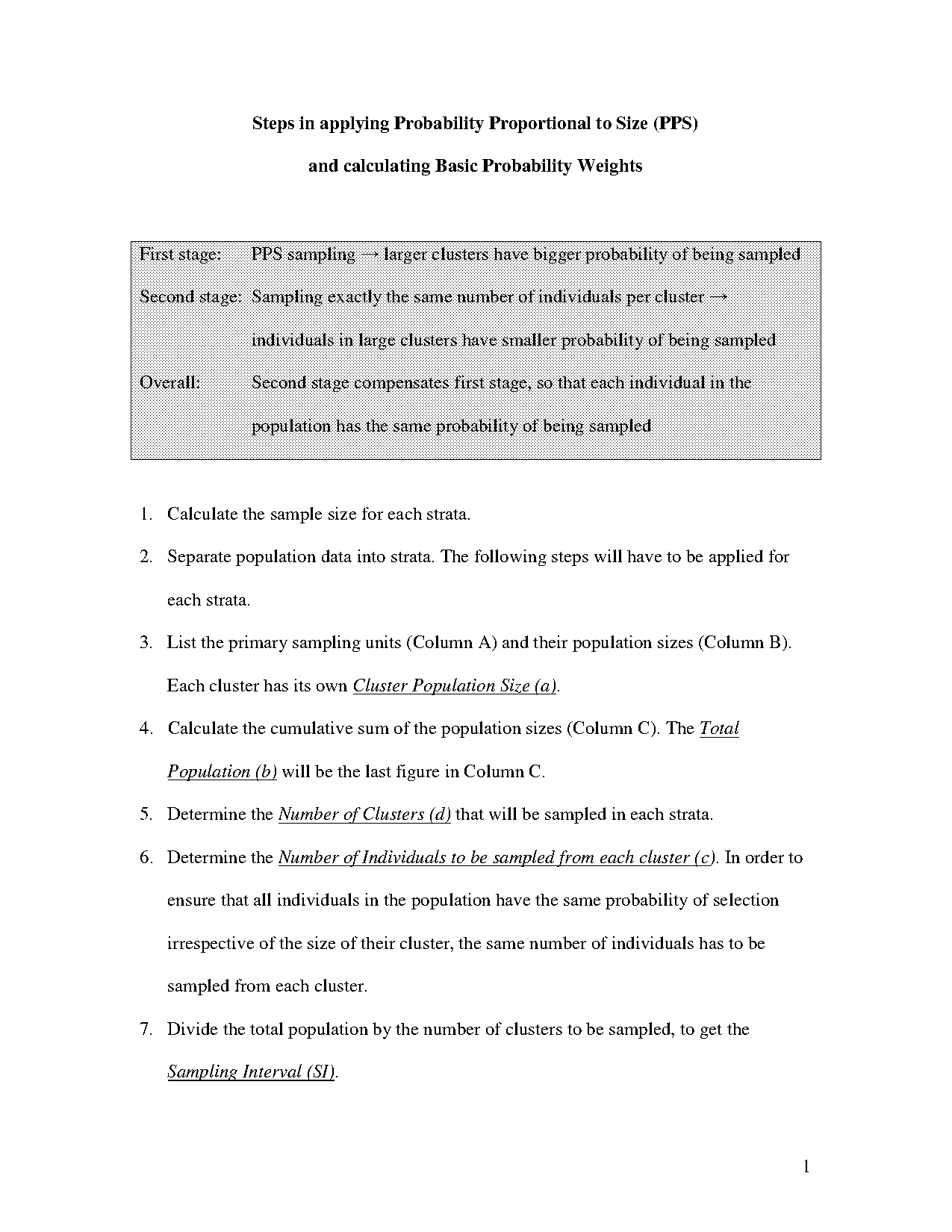 how to use cluster sampling method