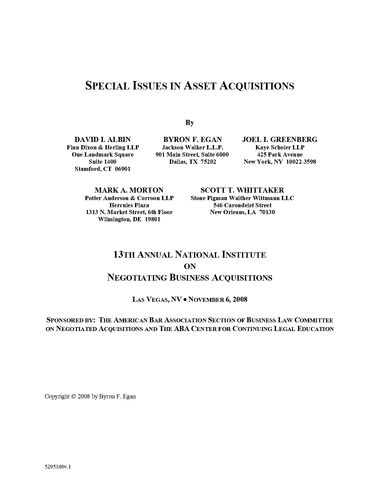 aba model form stock purchase agreement