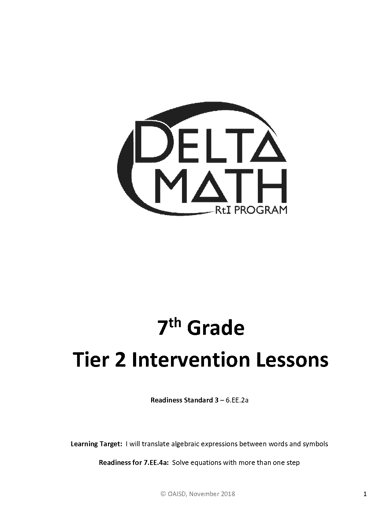 use labels to write an algebraic expression