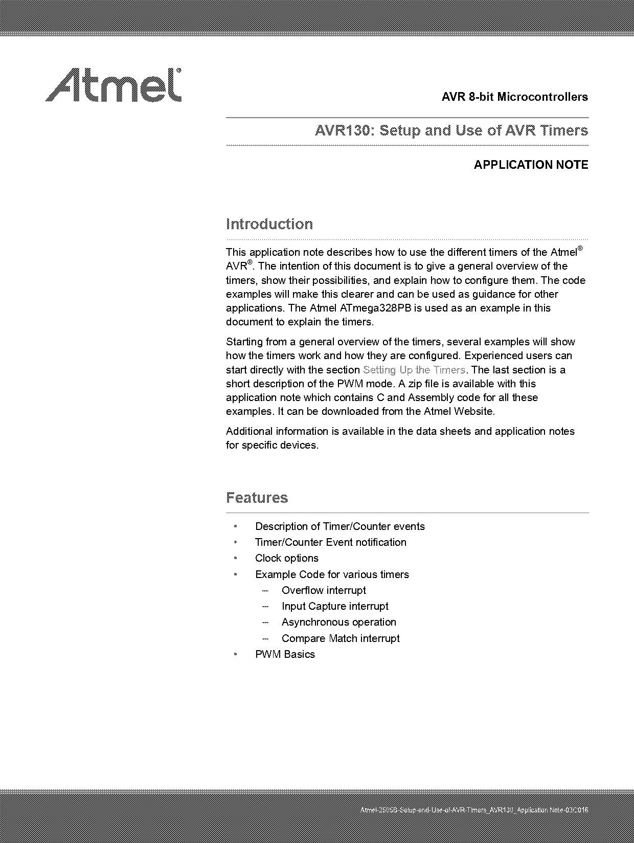 atmel studio system timer interrupt example