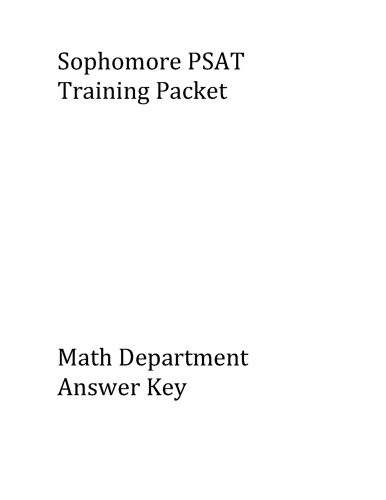 there are questions on the act math test brainly