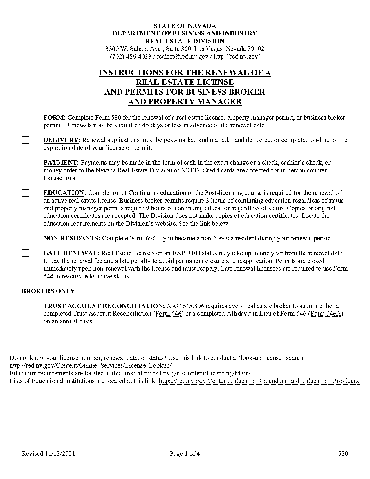 renewal of real estate salesperson license