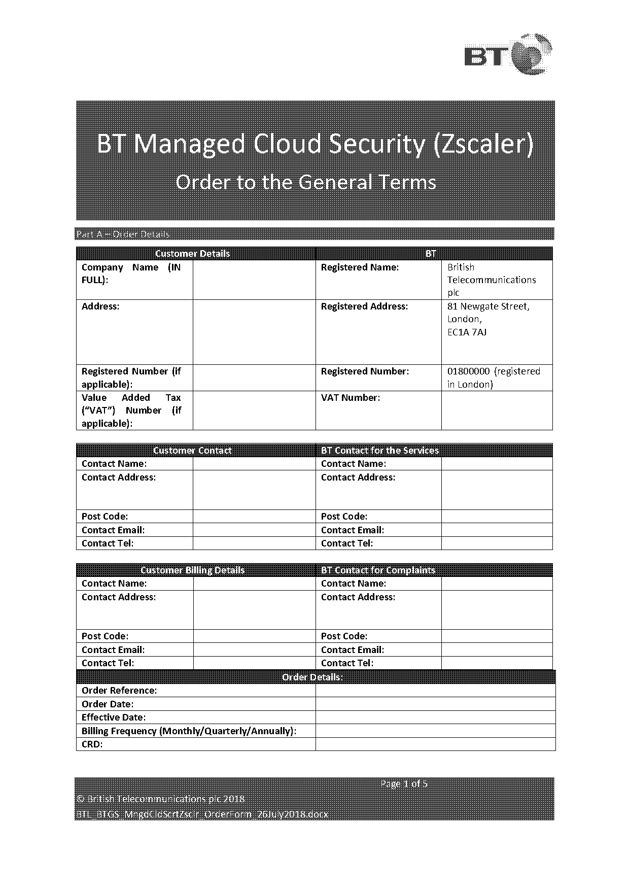 bt head office complaints email address