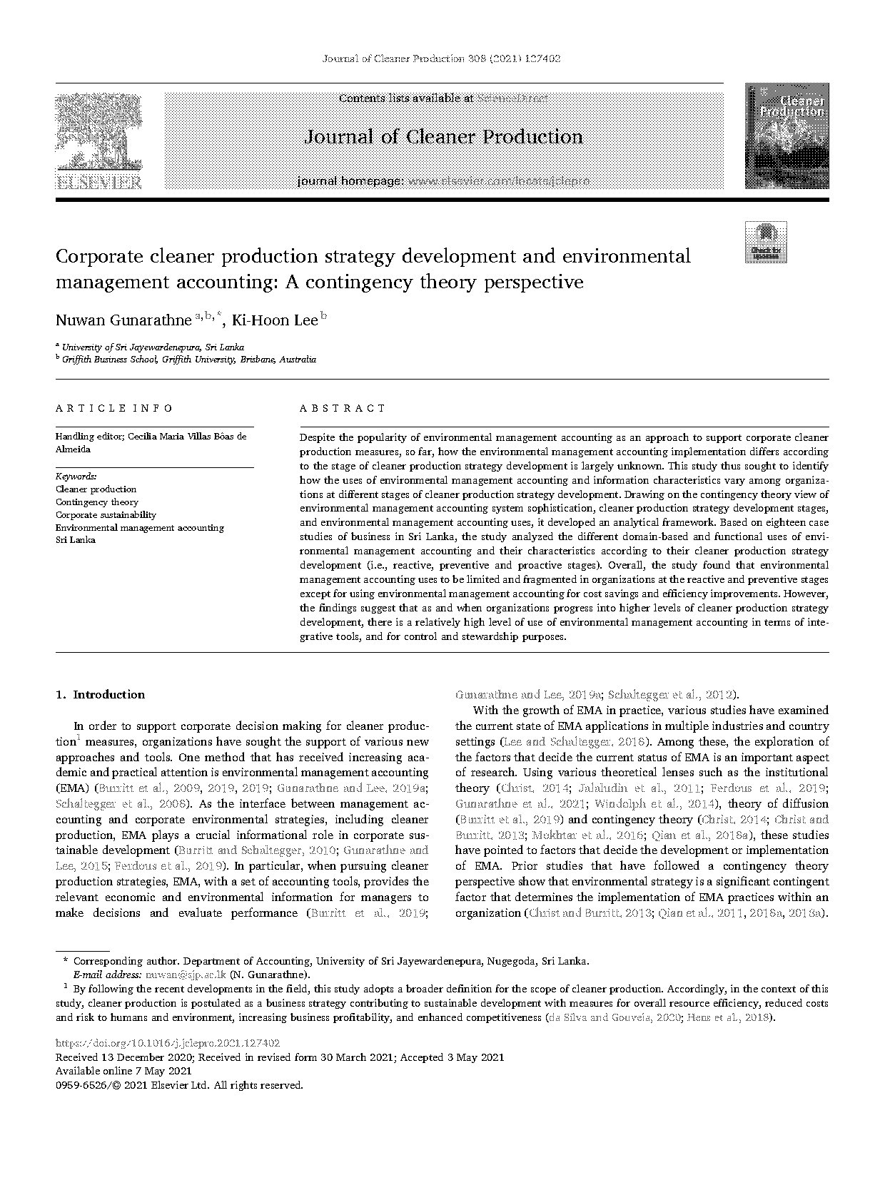 application of contingency theory in management accounting