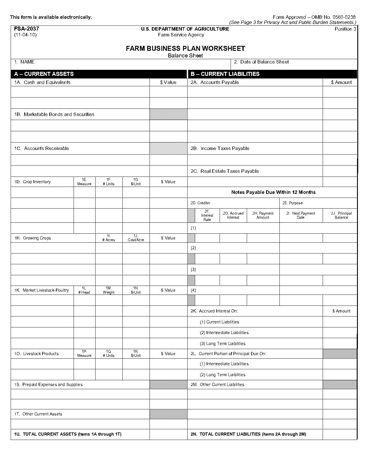 business plan financial report sample