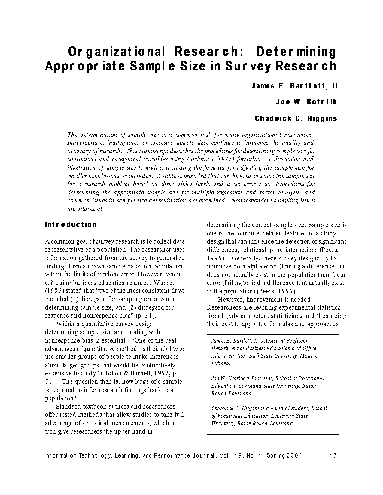 sample size for calculating a rate in a population