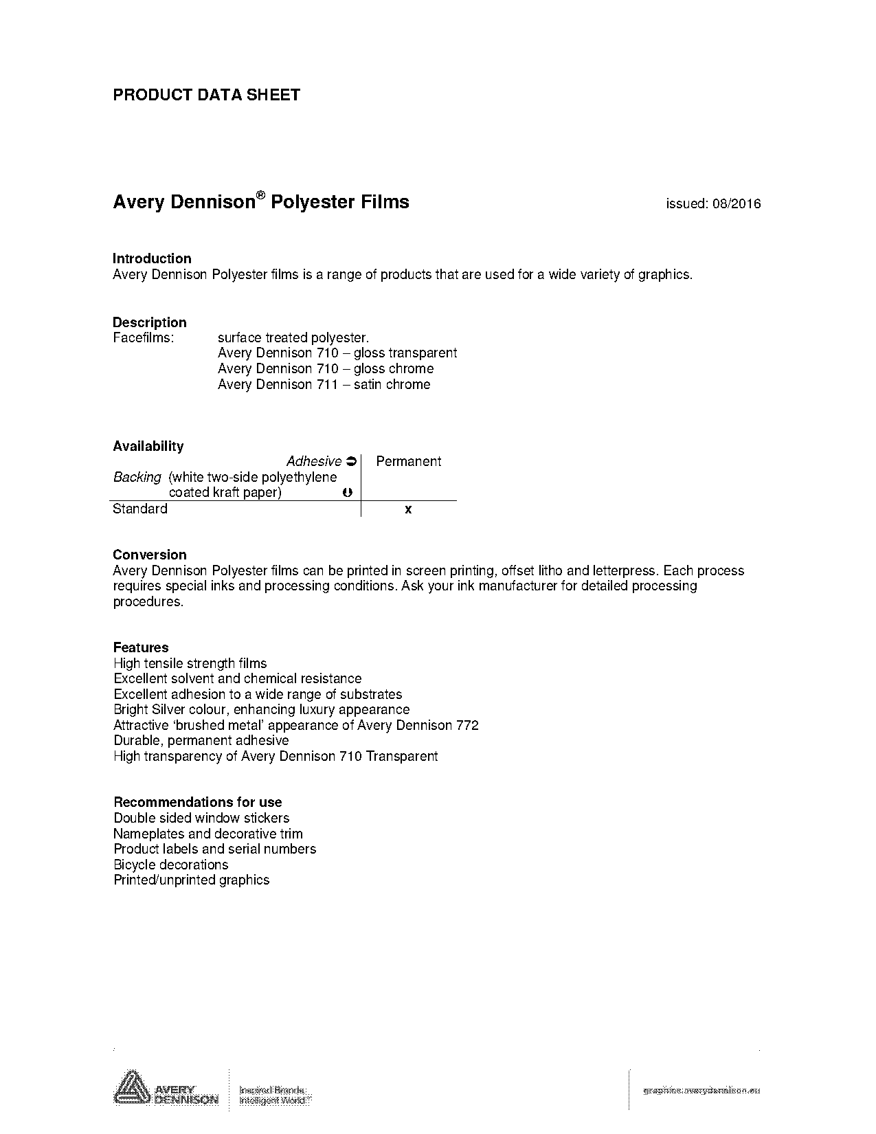 physical and chemical properties of polyester