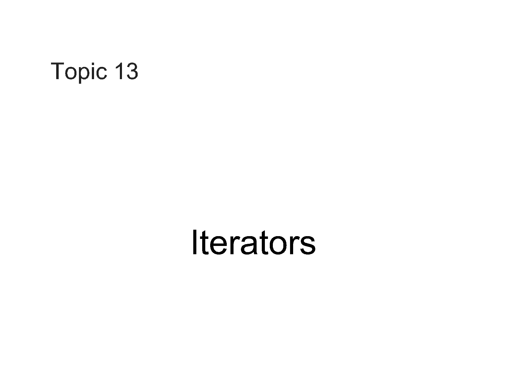 an iterator example java