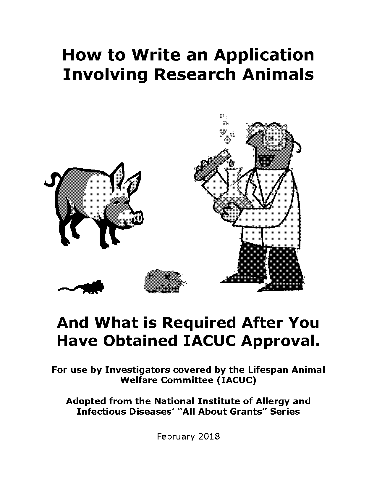 how to write an animal report