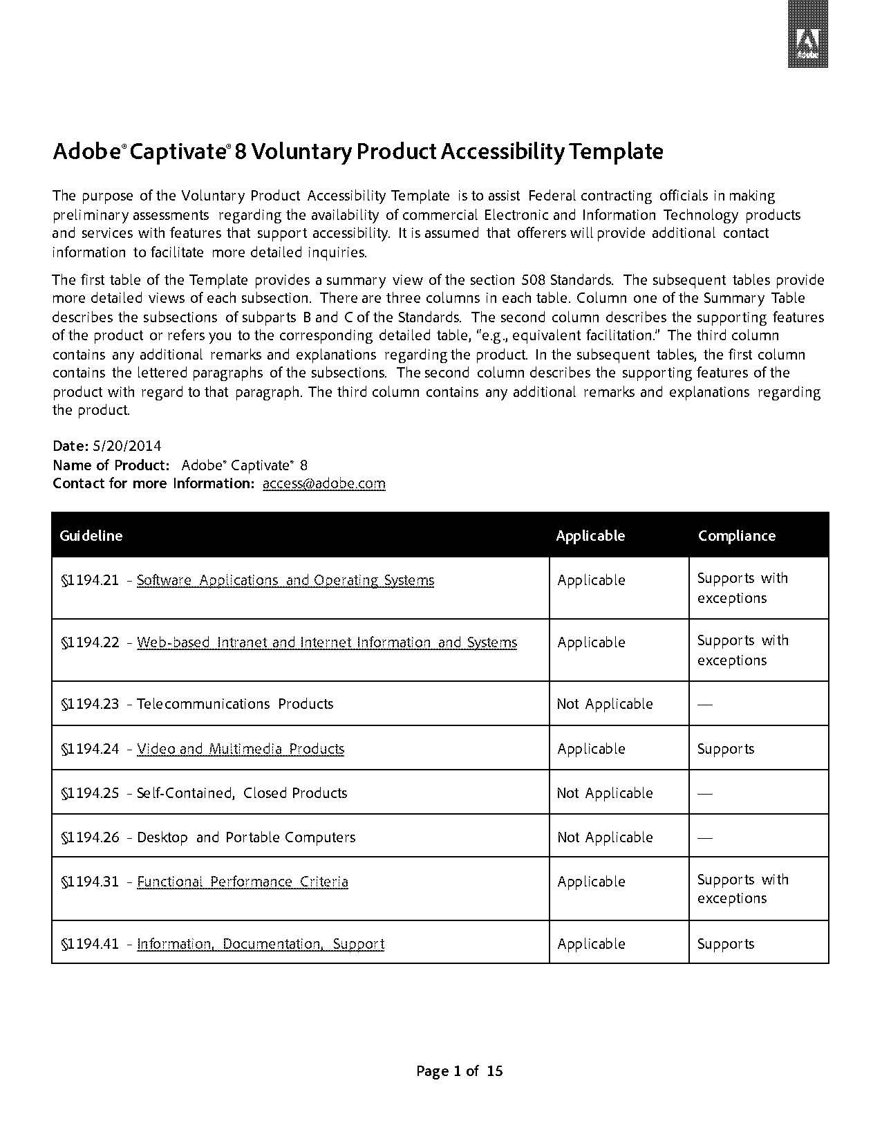 captivate quiz reporting template