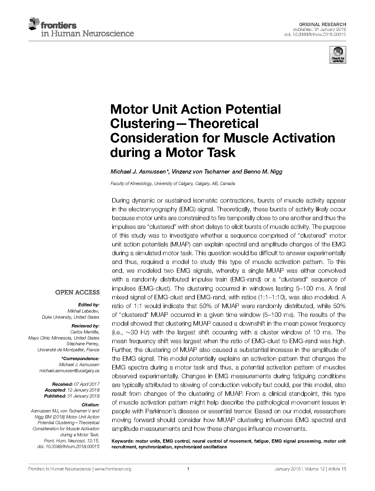 order of muscle contraction action potential