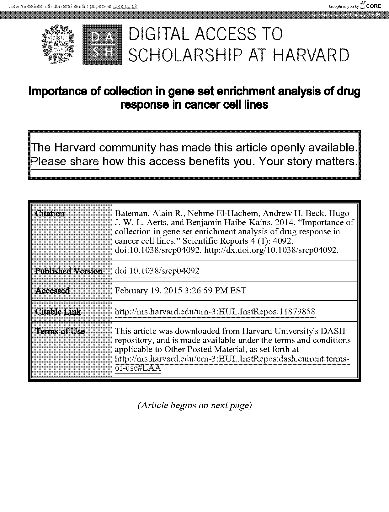 gene set enrichment analysis performance evaluation and usage guideline