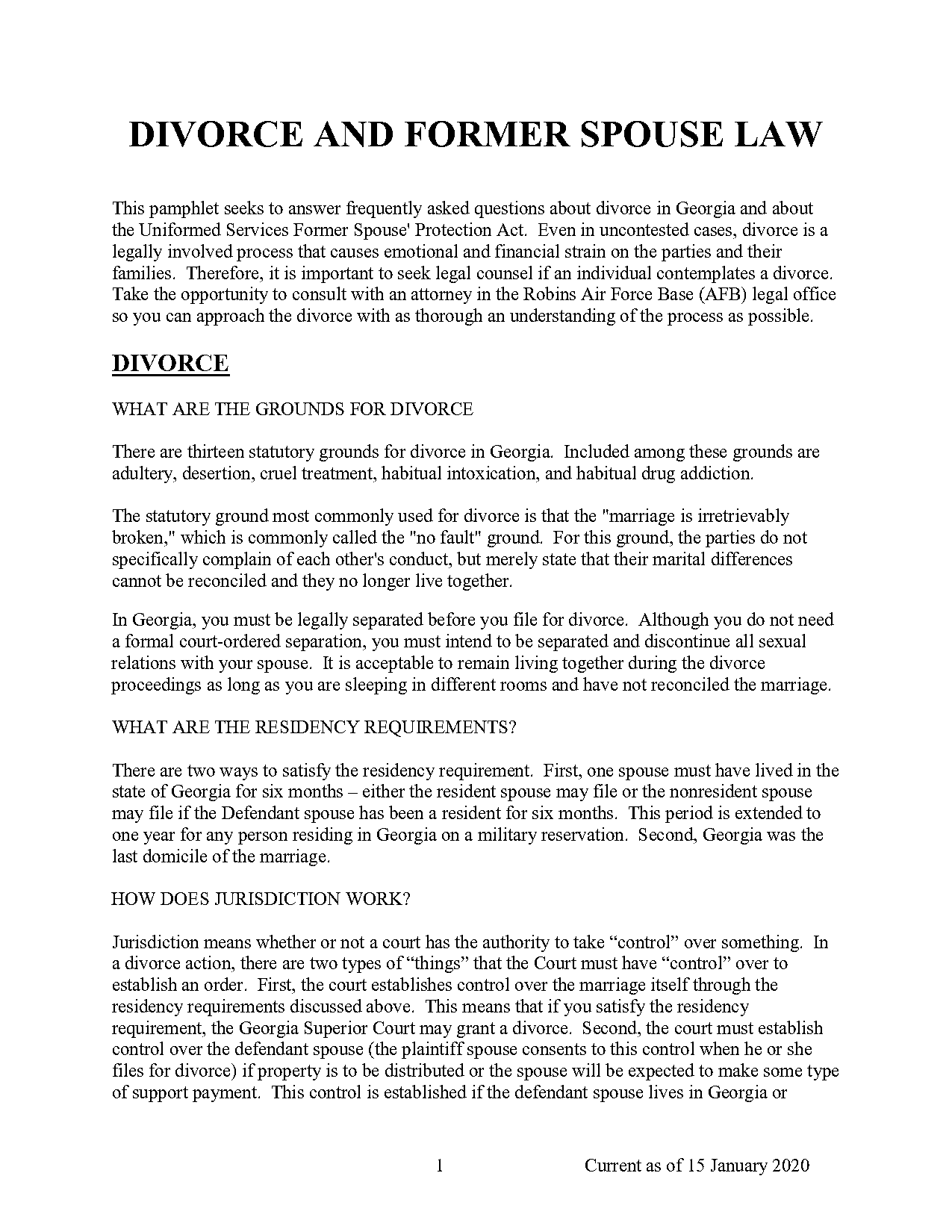 how do you file for a divorce in georgia