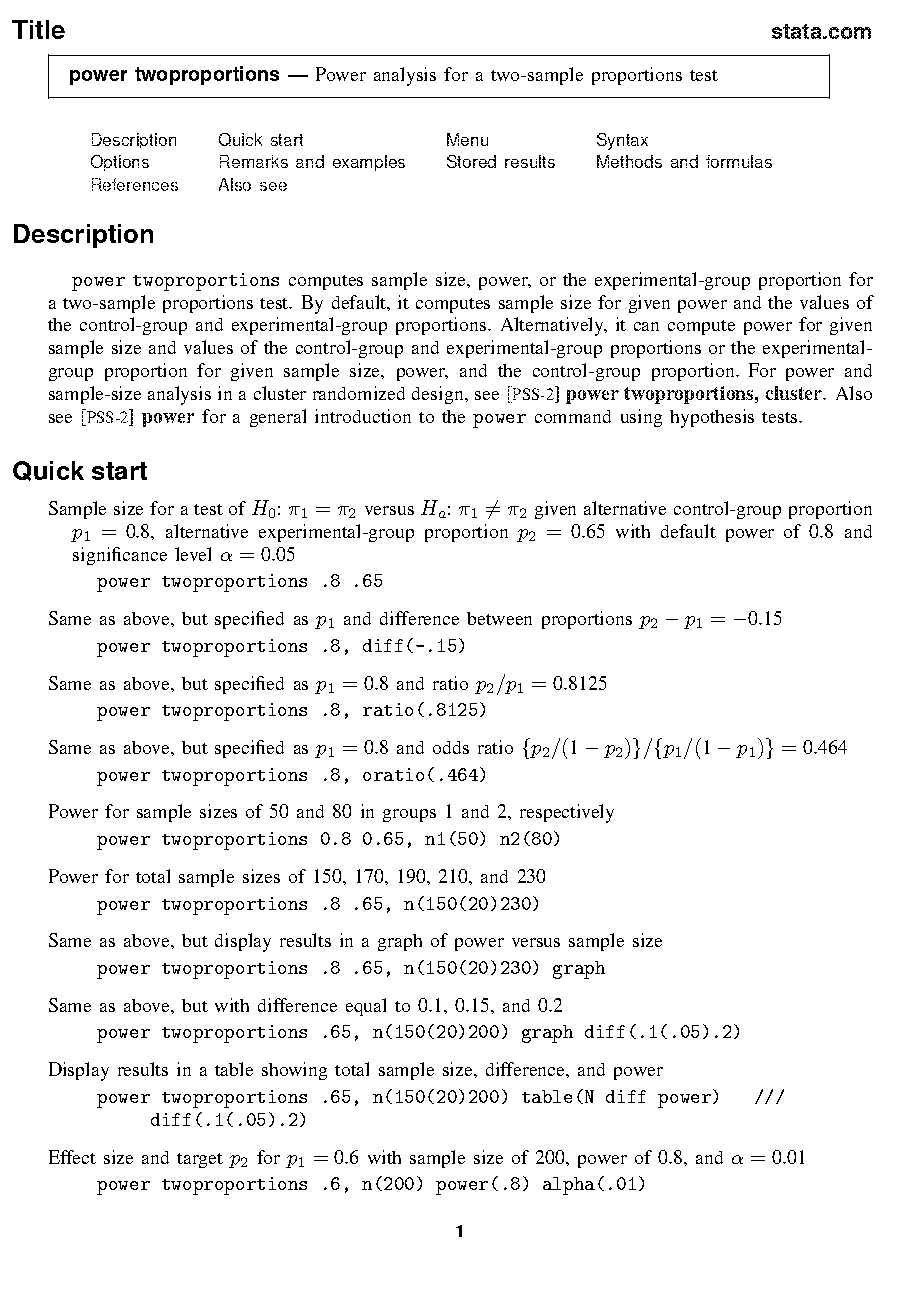 how to calculate pooled estimate of sample proportion