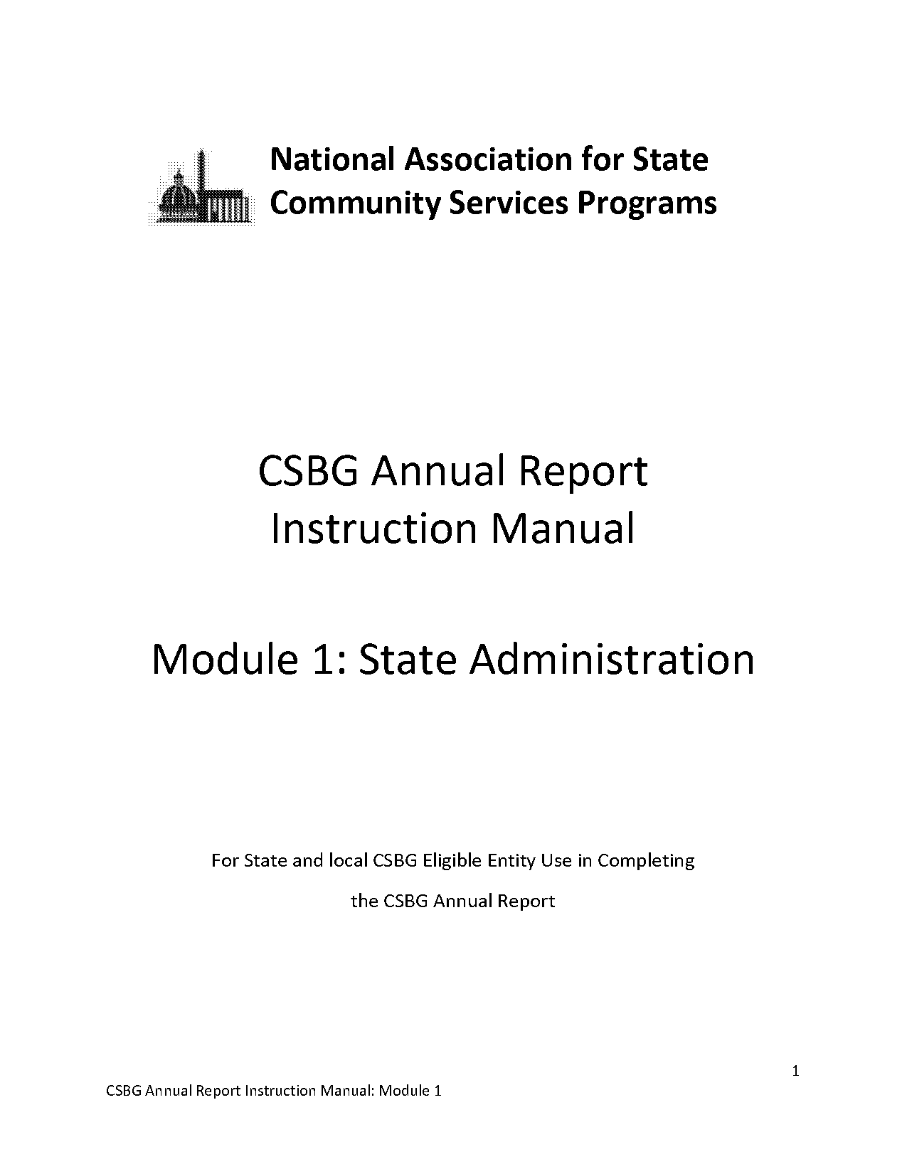 csbg is instructions manual