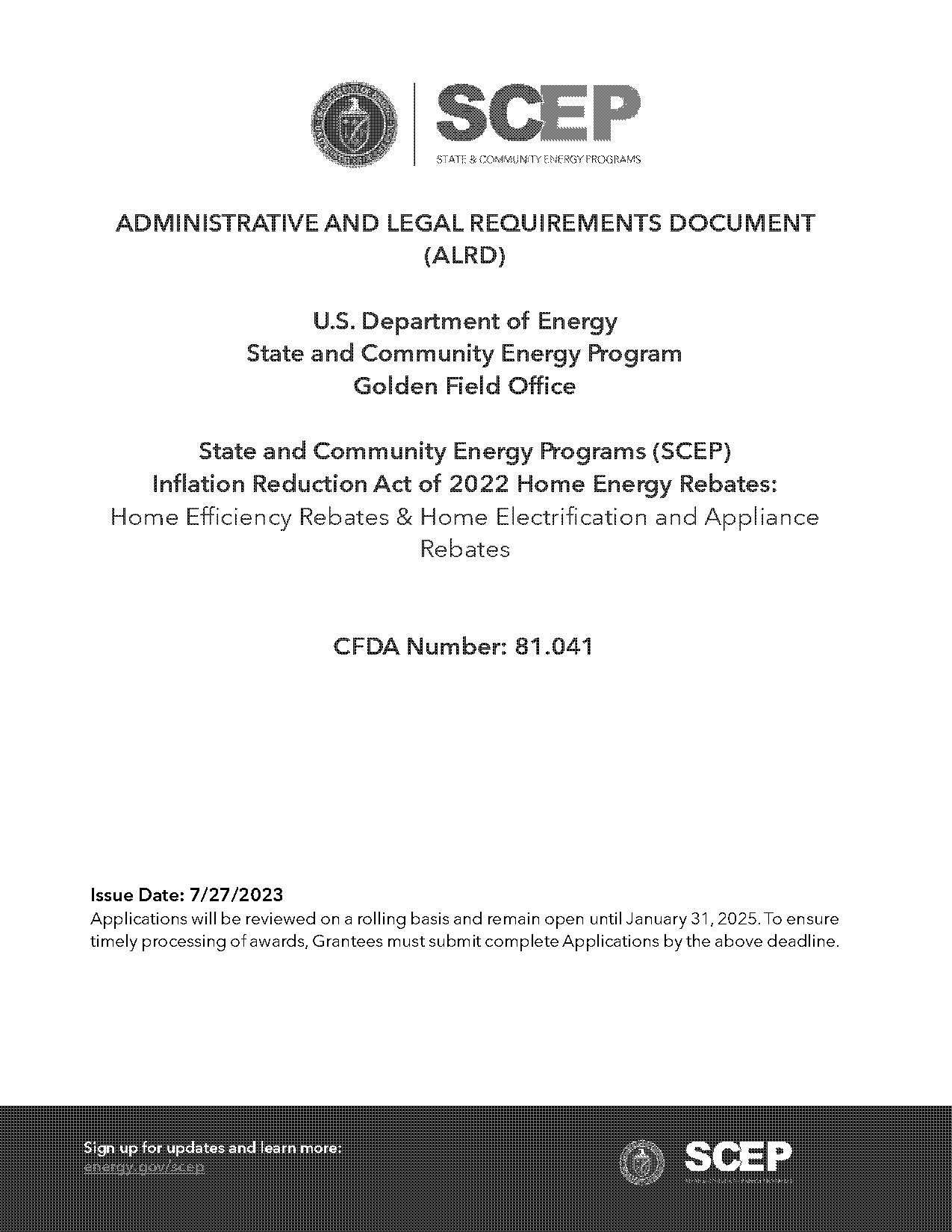 sample program requirements document