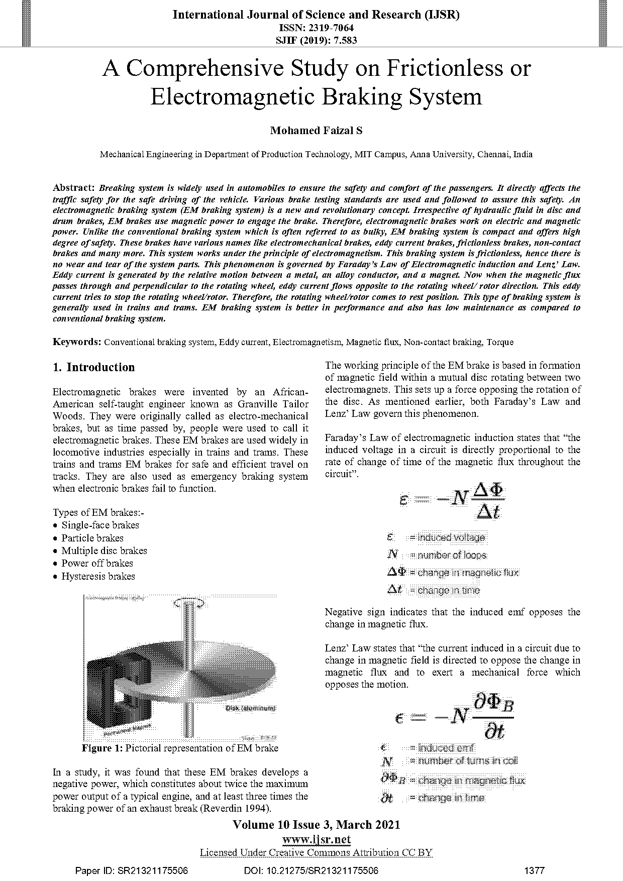 electromagnetic braking system pdf file