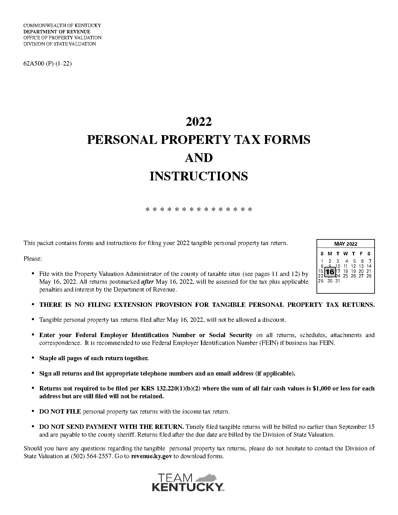 which states do not have personal property tax