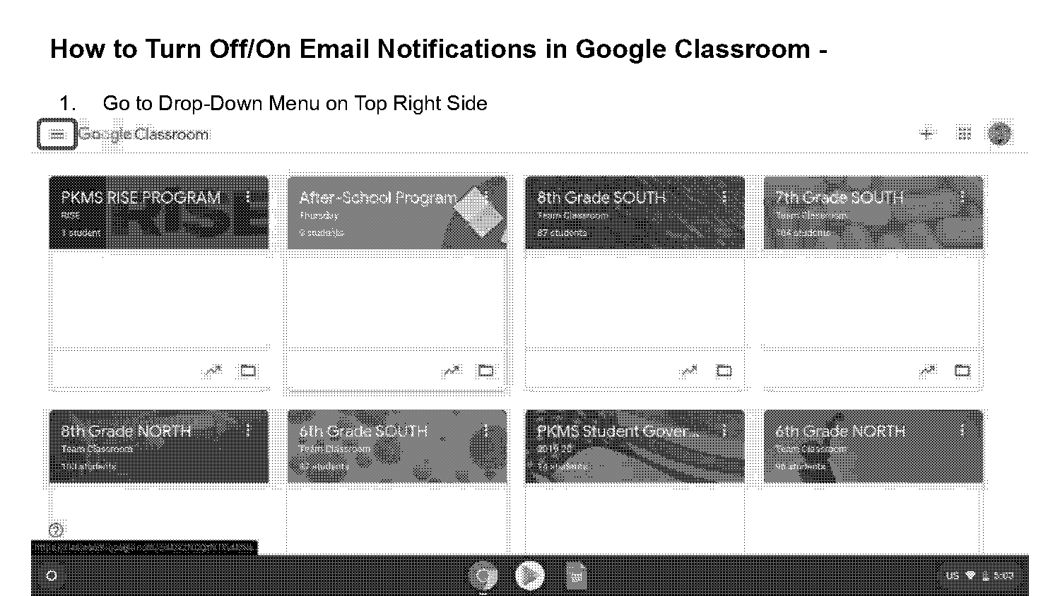 how to turn off notifications for google